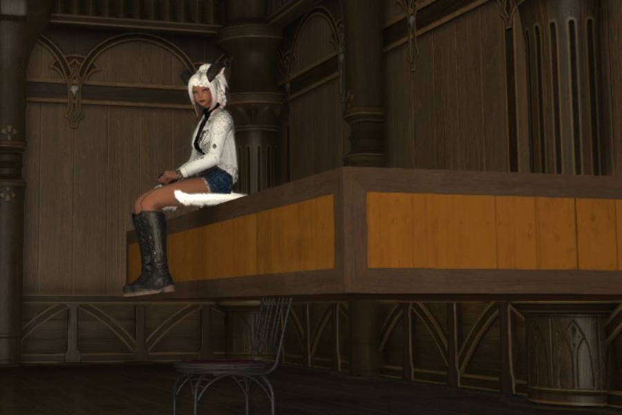 ffxiv sit on ledge emote