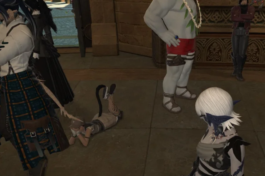 ffxiv sit on ledge emote