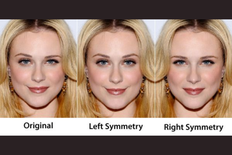 asymmetric celeb faces